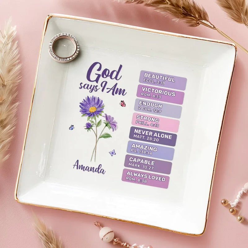 Best Buds Forever - Bestie Personalized Custom Jewelry Dish - Gift For Best Friends, BFF, Sisters