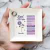 Best Buds Forever - Bestie Personalized Custom Jewelry Dish - Gift For Best Friends, BFF, Sisters