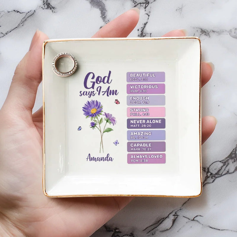 Best Buds Forever - Bestie Personalized Custom Jewelry Dish - Gift For Best Friends, BFF, Sisters