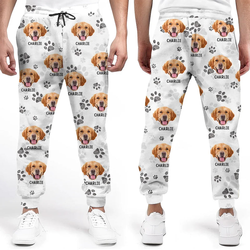 Custom Photo Every Moment With You Is A Holiday Treat - Dog & Cat Personalized Custom Unisex Sweatpants - Christmas Gift For Pet Owners, Pet Lovers