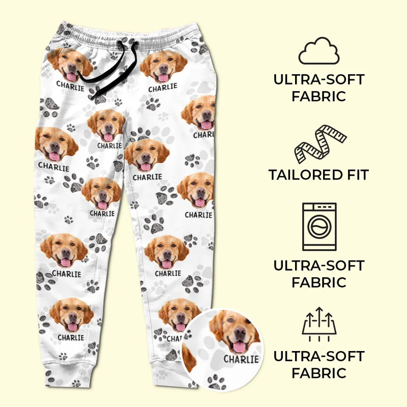 Custom Photo Every Moment With You Is A Holiday Treat - Dog & Cat Personalized Custom Unisex Sweatpants - Christmas Gift For Pet Owners, Pet Lovers