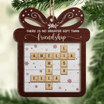 Custom Name Friendship Christmas Gifts - Personalized Ornament