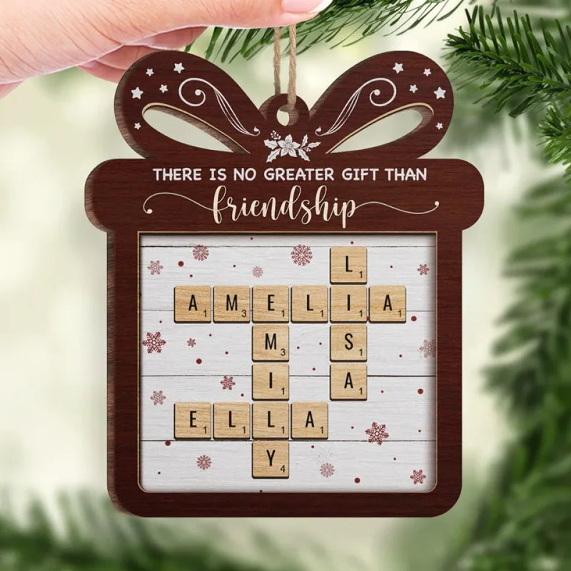Custom Name Friendship Christmas Gifts - Personalized Ornament