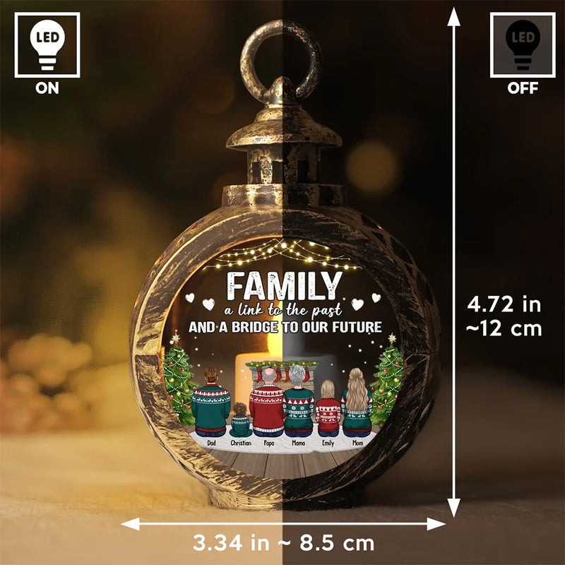Family Where Life Begins And Love Never Ends - Family Personalized Custom Candlelight Lantern Ornament - Christmas Gift For Family Members