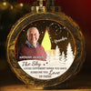 Custom Photo The Sky Looks Different When You Have Someone You Love Up There - Memorial Personalized Custom Candlelight Lantern Ornament - Sympathy Gift, Christmas Gift For Family Members