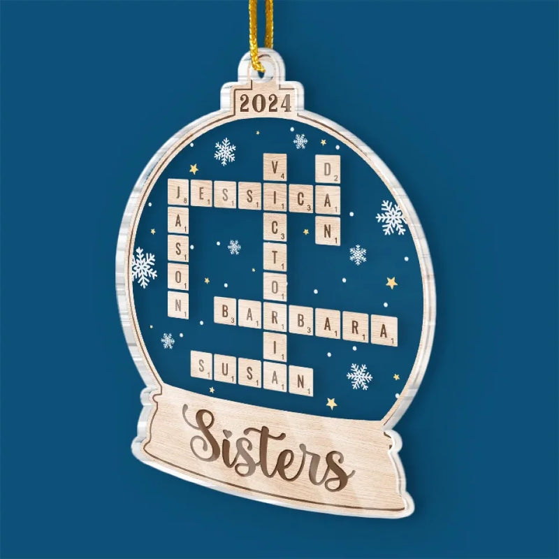 Holiday Season Is Coming - Bestie Personalized Custom Ornament - Acrylic Custom Shaped - Christmas Gift For Best Friends, BFF, Sisters