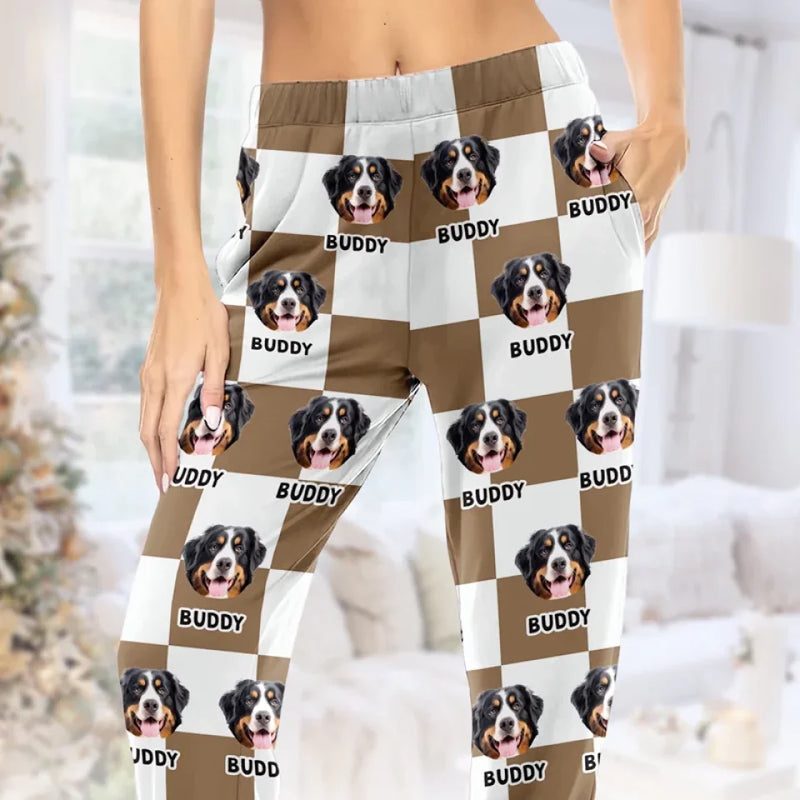 Custom Pet Photo Dog Lover Gifts - Personalized Lounge & Sweatpants