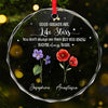 If Friends Were Flowers, I'd Pick You - Bestie Personalized Custom Circle Glass Ornament - Christmas Gift For Best Friends, BFF, Sisters