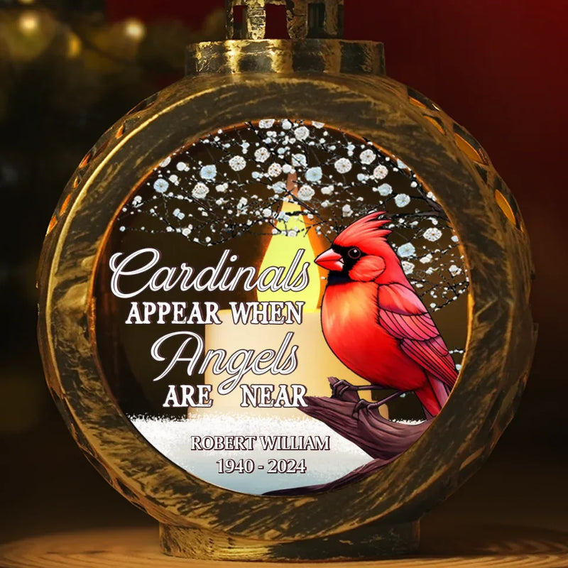 A Soul So Loved Can Never Be Forgotten - Memorial Personalized Custom Candlelight Lantern Ornament - Sympathy Gift, Christmas Gift For Family Members