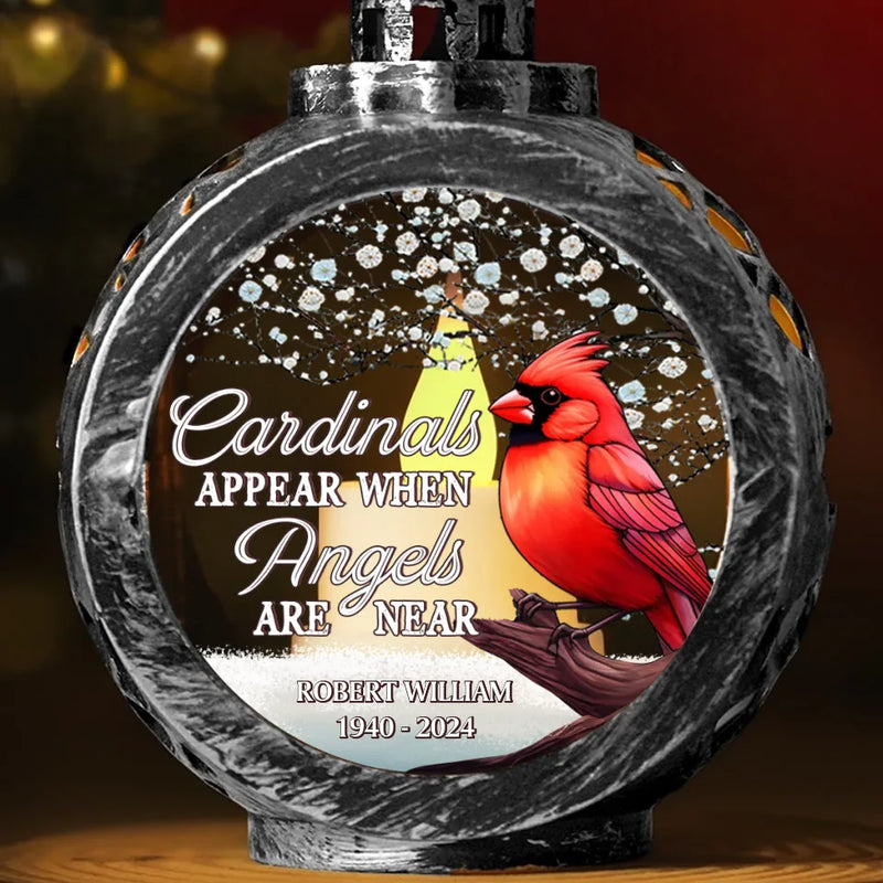 A Soul So Loved Can Never Be Forgotten - Memorial Personalized Custom Candlelight Lantern Ornament - Sympathy Gift, Christmas Gift For Family Members