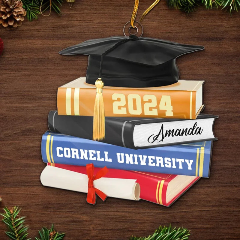 Custom Name Graduation Christmas Gifts - Personalized Ornament