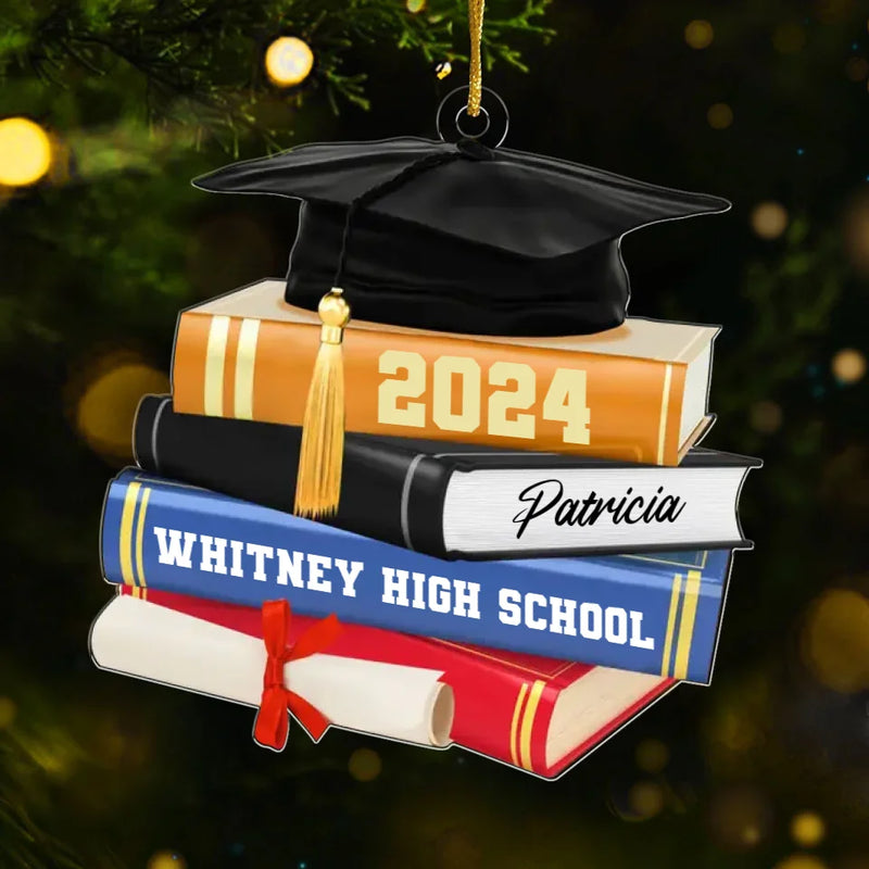 Custom Name Graduation Christmas Gifts - Personalized Ornament