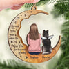 I Love You Your Whole Life - Memorial Personalized Custom Ornament - Wood Custom Shaped - Sympathy Gift, Christmas Gift For Pet Owners, Pet Lovers