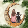 I Love You Your Whole Life - Memorial Personalized Custom Ornament - Wood Custom Shaped - Sympathy Gift, Christmas Gift For Pet Owners, Pet Lovers