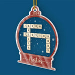 Custom Name Besties Christmas Gifts for Friends - Personalized Ornament