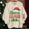 Mom, You Are My Sunshine - Family Personalized Custom Unisex Sweatshirt With Design On Sleeve - Christmas Gift For Mom, Grandma