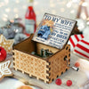 Love That Is True Never Grows Old - Couple Personalized Custom Music Box - Christmas Gift For Husband Wife, Anniversary