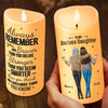 I Love You More Than You Know - Family Personalized Custom LED Candle - Christmas Gift For Mom, Daughter