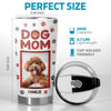 Custom Photo A Little Fur Can Brighten Even The Gloomiest Days - Dog & Cat Personalized Custom 3D Inflated Effect Printed Tumbler - Gift For Pet Owners, Pet Lovers