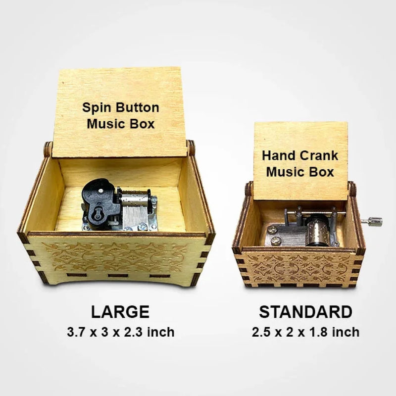 Together Is My Favorite Place To Be - Couple Personalized Custom Music Box - Christmas Gift For Husband Wife, Anniversary