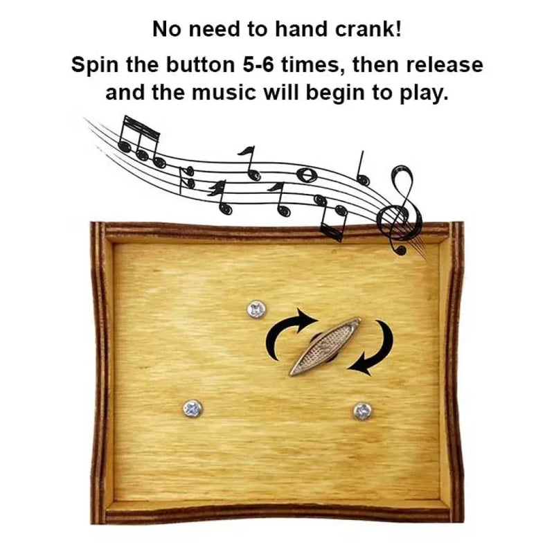Together Is My Favorite Place To Be - Couple Personalized Custom Music Box - Christmas Gift For Husband Wife, Anniversary