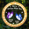 I'm Always With You - Memorial Personalized Custom LED Pendant Light Ornament - Sympathy Gift, Christmas Gift For Family Members