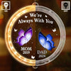 I'm Always With You - Memorial Personalized Custom LED Pendant Light Ornament - Sympathy Gift, Christmas Gift For Family Members