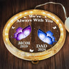 I'm Always With You - Memorial Personalized Custom LED Pendant Light Ornament - Sympathy Gift, Christmas Gift For Family Members