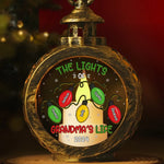 Custom Name Lights of Grandma's Life Gifts - Personalized Candlelight Lantern Ornament