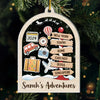 Make Every Trip An Adventure To Remember - Travel Personalized Custom Ornament - Acrylic Custom Shaped - Christmas Gift For Family Members, Gift For Adventure Travel Lovers
