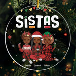 Custom Name Christmas Gifts for Sisters - Personalized Ornament
