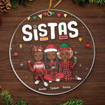 Custom Name Christmas Gifts for Sisters - Personalized Ornament