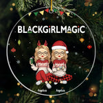 Custom Name Christmas Gifts for Sisters - Personalized Ornament
