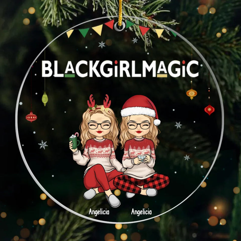 Custom Name Christmas Gifts for Sisters - Personalized Ornament