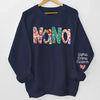 The Influence Of A Mother’s Love Is Endless - Family Personalized Custom Unisex Sweatshirt With Design On Sleeve - Christmas Gift For Mom, Grandma