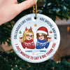 Colleagues Like You Are Special And Few - Coworker Personalized Custom Ornament - Ceramic Round Shaped - Christmas Gift For Coworkers, Work Friends, Colleagues