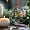 Custom Photo Friendship Is A Special Bond - Bestie Personalized Custom Circle Glass Ornament - Christmas Gift For Best Friends, BFF, Sisters
