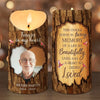Custom Photo Your Life Was A Blessing To Us All - Memorial Personalized Custom LED Candle - New Arrival, Sympathy Gift, Christmas Gift For Family Members AMZ