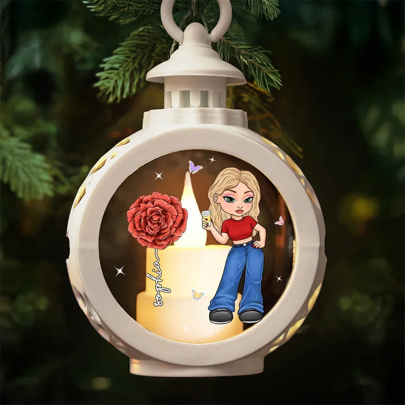 Forever My Favorite - Bestie Personalized Custom Candlelight Lantern Ornament - Christmas Gift For Best Friends, BFF, Sisters