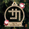This Is Us, A Whole Lot Of Love - Family Personalized Custom Ornament - Acrylic Custom Shaped - Christmas Gift For Family Members
