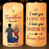 I’d Choose You, In A Hundred Lifetimes - Couple Personalized Custom LED Candle - Christmas Gift For Husband Wife, Anniversary
