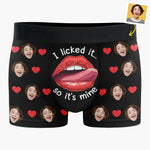 Custom Photo Funny Possessive Love Gifts - Personalized Boxer Briefs