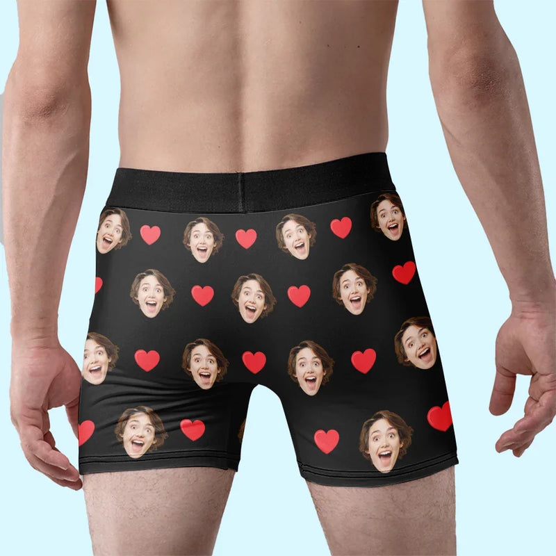 Custom Photo Funny Possessive Love Gifts - Personalized Boxer Briefs