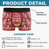 Custom Photo Only Me Can Jingle Your Bells - Funny Personalized Custom Boxer Briefs, Men's Boxers - Christmas Gift For Boyfriend, Husband, Anniversary