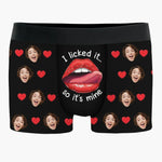 Custom Photo Funny Possessive Love Gifts - Personalized Boxer Briefs