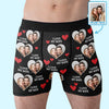 Custom Photo With Your Smile Everything Feels Possible - Couple Personalized Custom Boxer Briefs, Men's Boxers - Gift For Husband Wife, Anniversary