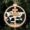 Adventure Is Worthwhile - Travel Personalized Custom Ornament - Acrylic Custom Shaped - Christmas Gift For Family Members, Gift For Adventure Travel Lovers