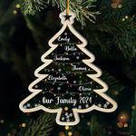 Custom Name Christmas Family Keepsake - Personalized Ornament
