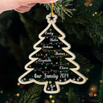 Custom Name Christmas Family Keepsake - Personalized Ornament