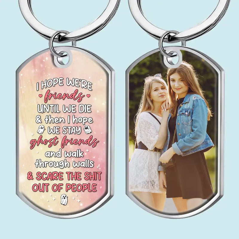 Custom Photo Best Friend Gifts - Personalized Keychain